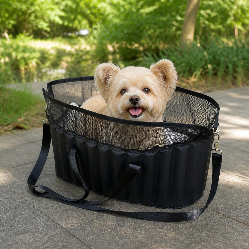 Ortekor Adjustable Crossbody & Safety-Belt Travel Carrier