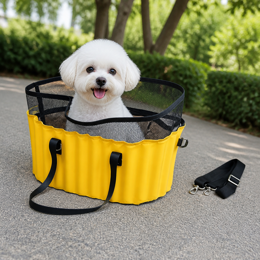 Ortekor Adjustable Crossbody & Safety-Belt Travel Carrier
