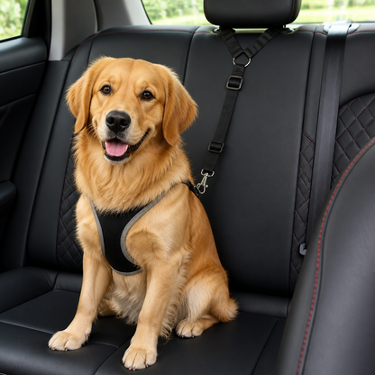 Ortekor Adjustable Nylon Headrest Pet Seat Belt