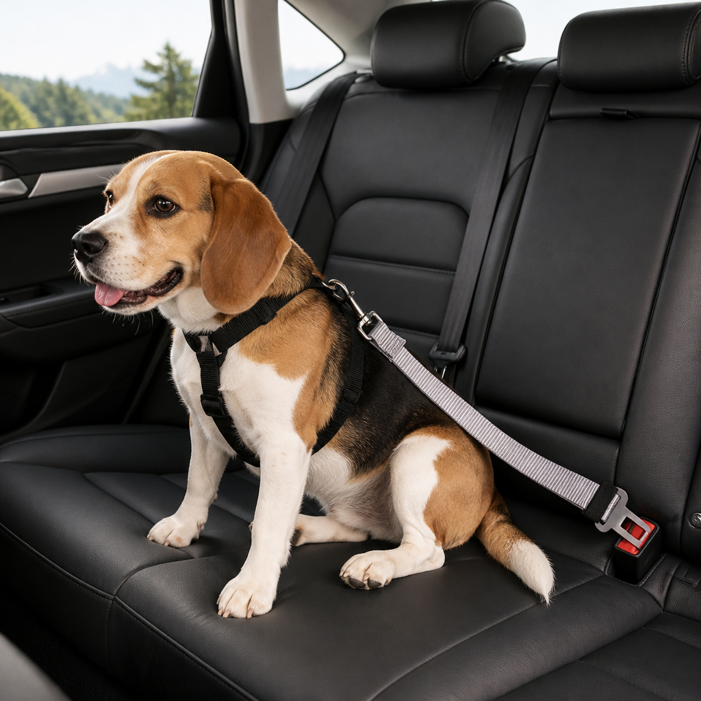 Ortekor Adjustable Nylon & Zinc Alloy Car Seat Belt