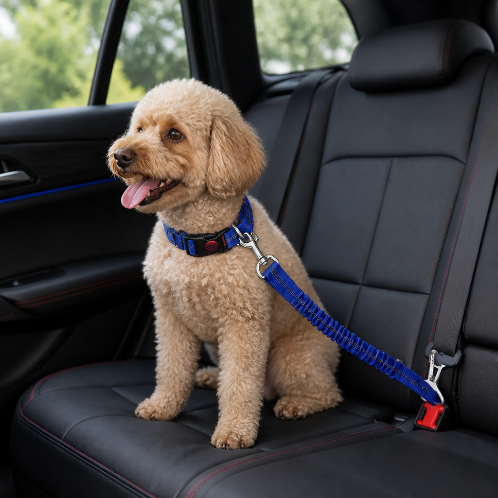Ortekor Adjustable Reflective & Anti-Shock Harness Leash (Seat Tether)