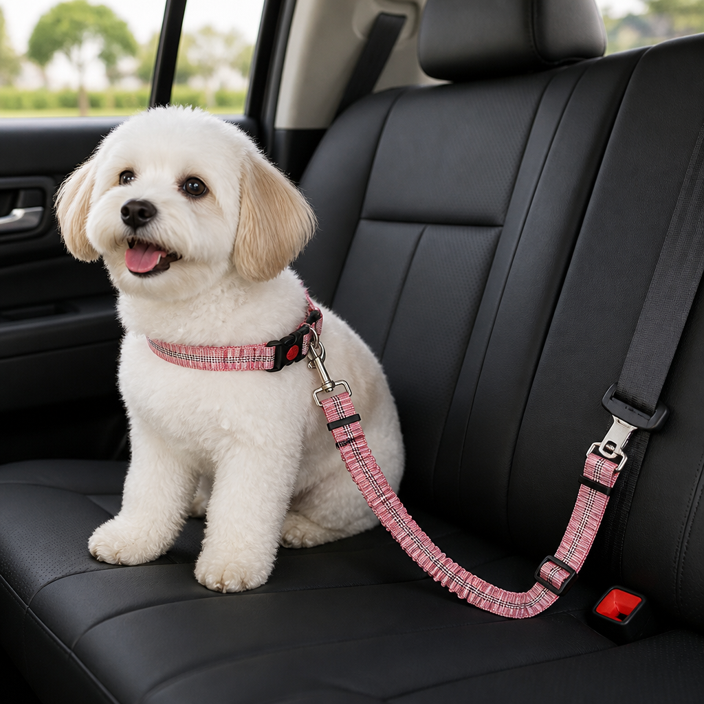 Ortekor Adjustable Reflective & Anti-Shock Harness Leash (Seat Tether)