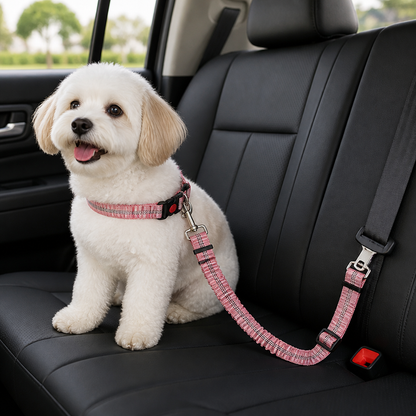 Ortekor Adjustable Reflective & Anti-Shock Harness Leash (Seat Tether)