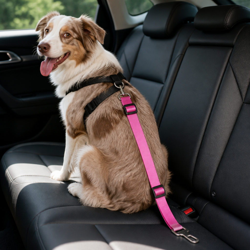 Ortekor Adjustable Reflective Quick-Release Car Seat Belt