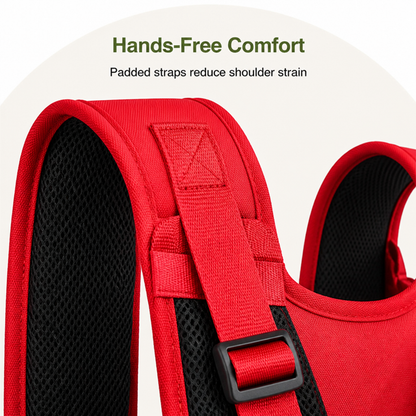Ortekor Adjustable Straps & Breathable Mesh Front Carrier Backpack