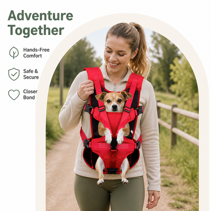 Ortekor Adjustable Straps & Breathable Mesh Front Carrier Backpack