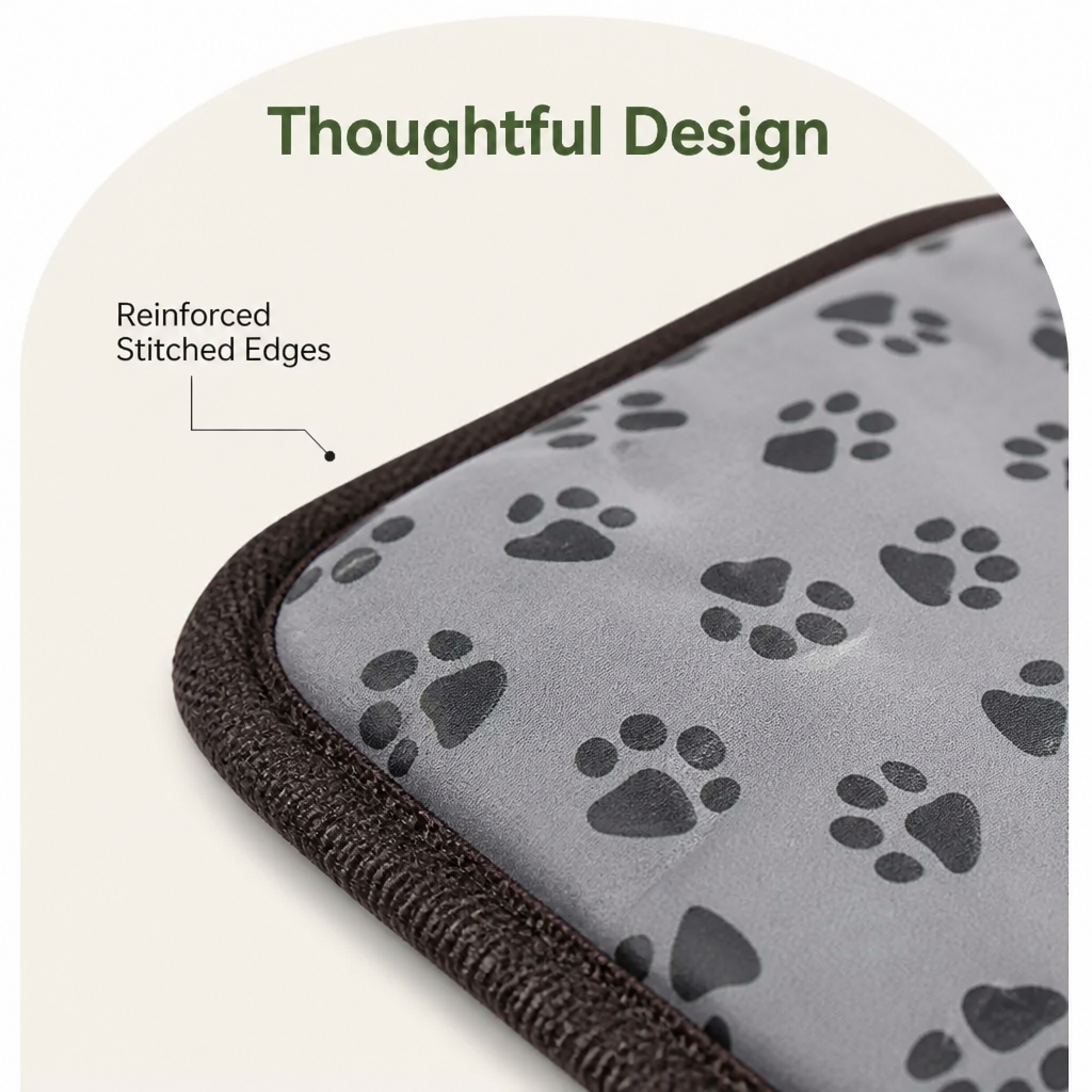 Ortekor Adjustable Temperature & Waterproof Heated Pet Mat (Overheat Protection)