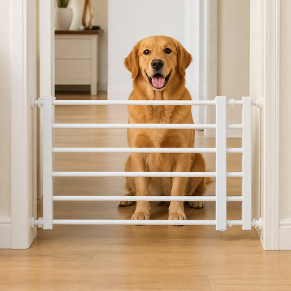 Ortekor Adjustable Width & Tool-Free Indoor Pet Gate