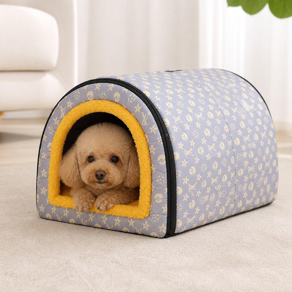 Ortekor All-Season Washable Pet House (Removable Cover)