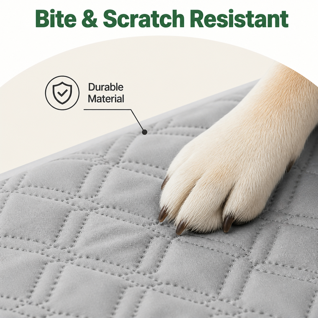 Ortekor Bite & Scratch-Resistant Super-Soft Cooling Pet Mat (Indoor/Outdoor)