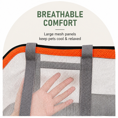 Ortekor Breathable Mesh & Adjustable Strap Travel Carrier