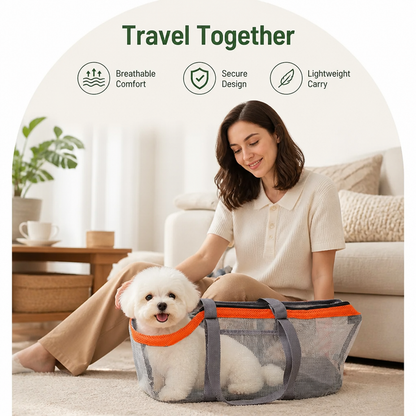 Ortekor Breathable Mesh & Adjustable Strap Travel Carrier