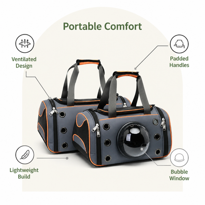 Ortekor Breathable Mesh & Hands-Free Dog Carrier