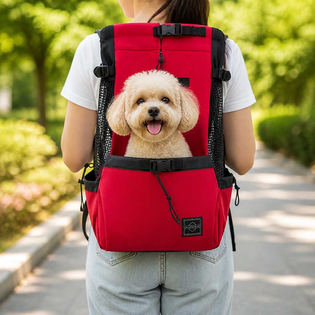 Ortekor Breathable Mesh & Lightweight Dog Backpack Carrier
