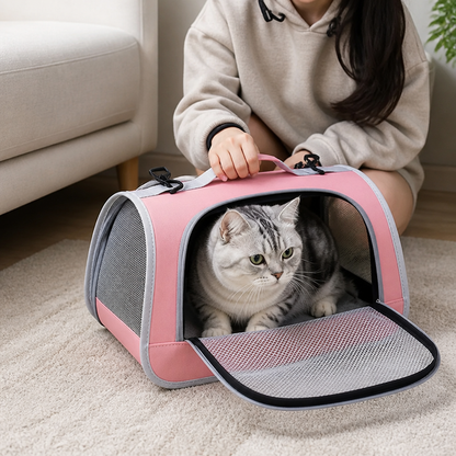 Ortekor Breathable Mesh & Lightweight Pet Carrier