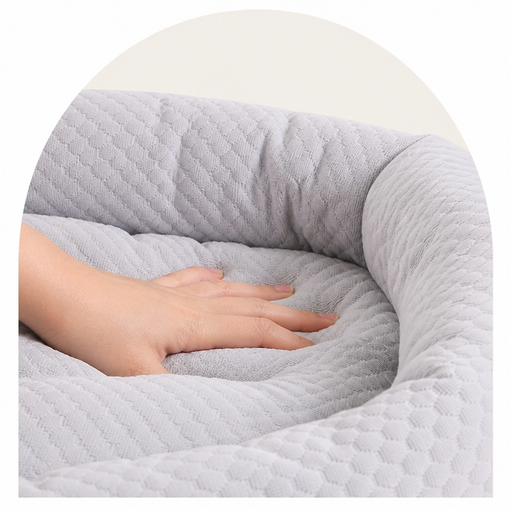 Ortekor Breathable Mesh & No-Power Cooling Dog Bed (Removable Cover)
