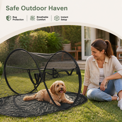 Ortekor Breathable Mesh Pop-Up Pet Tent