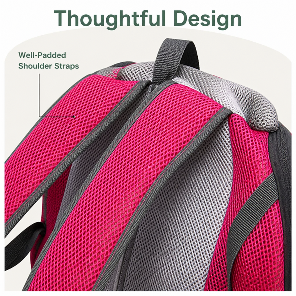 Ortekor Breathable Padded Hands-Free Backpack Carrier