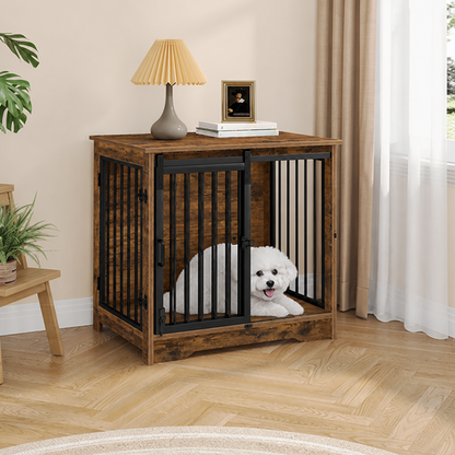 Ortekor Chew-Resistant Dual-Door Locking Dog Crate