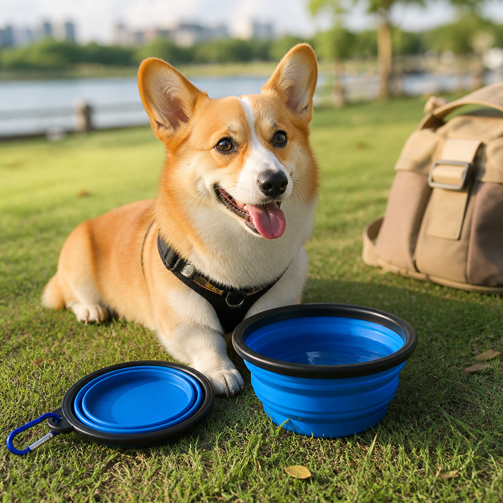 Ortekor Collapsible Food-Grade Silicone Travel Bowl