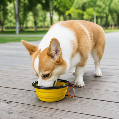 Ortekor Collapsible Food-Grade Silicone Travel Bowl