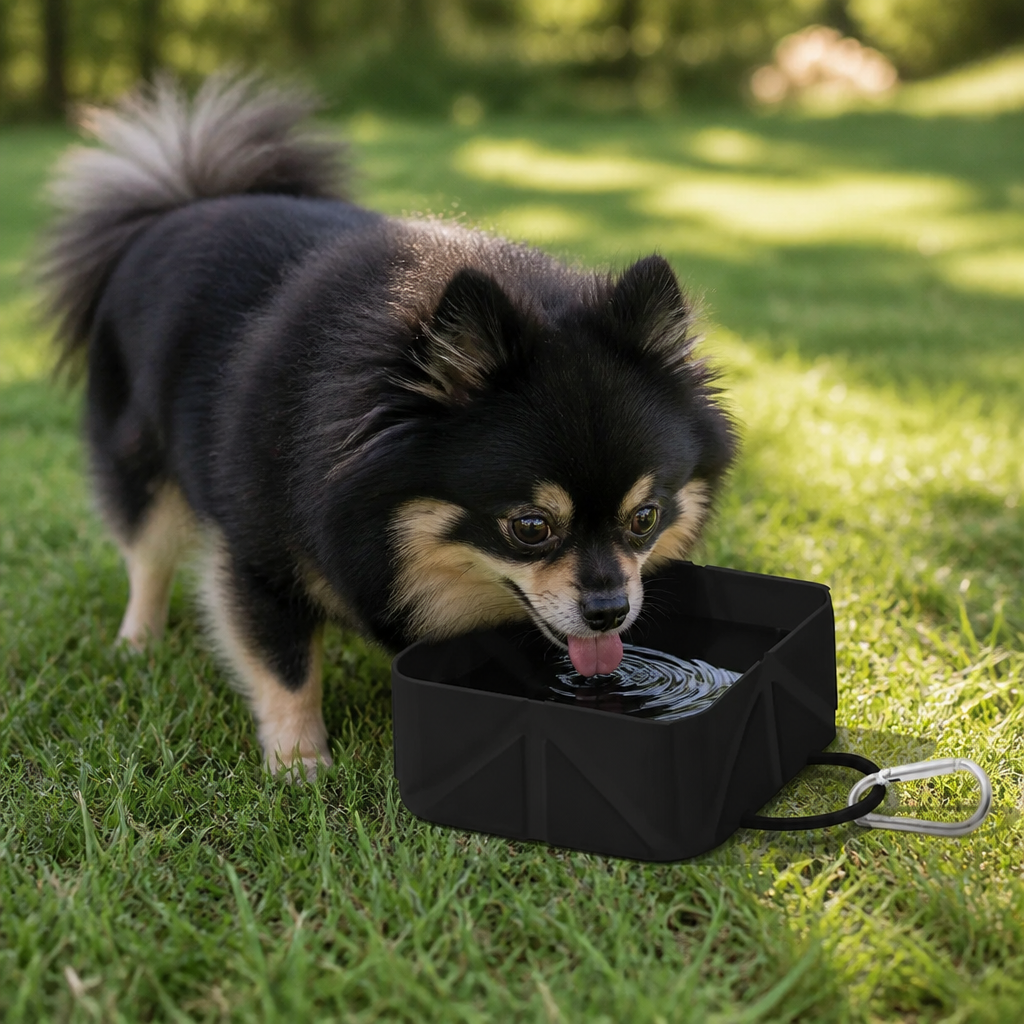 Ortekor Collapsible Silicone Pet Travel Bowl
