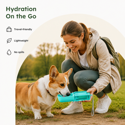 Ortekor Compact & Collapsible Pet Water Bottle