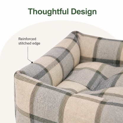 Ortekor Cotton & Linen Breathable Pet Nest (Removable Cover)