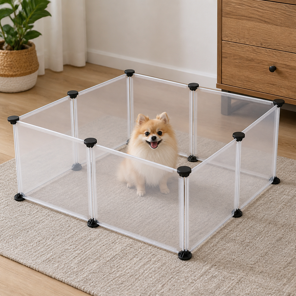 Ortekor DIY Modular & Foldable Small Pet Playpen