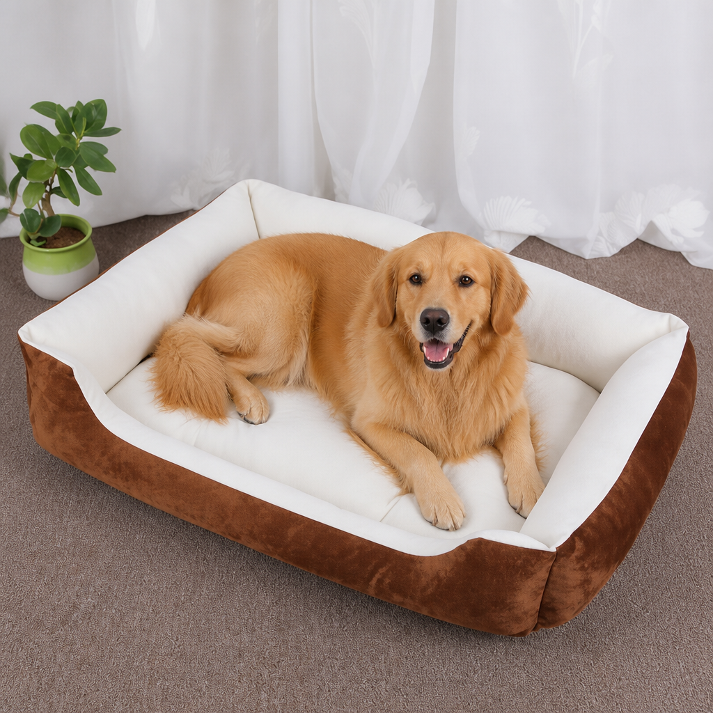 Ortekor Deep Plush & Calming Dog Bed