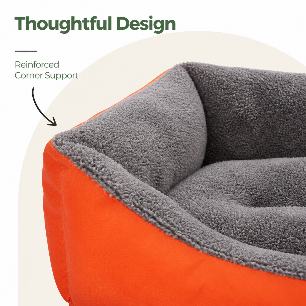 Ortekor Deep Plush & Calming Dog Bed
