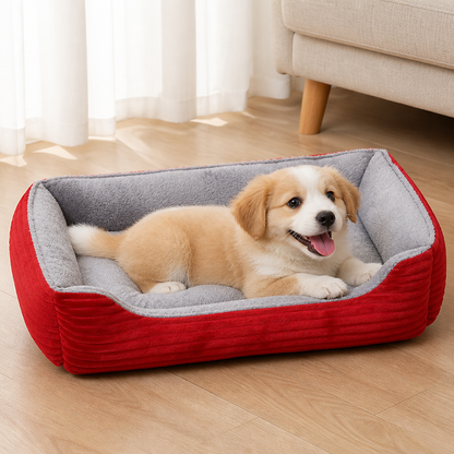 Ortekor Deep Plush & Calming Dog Bed