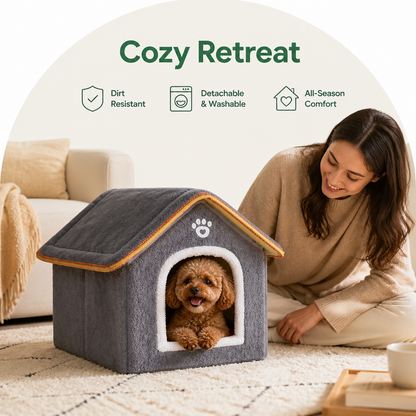 Ortekor Dirt-Resistant Detachable & Washable Pet House
