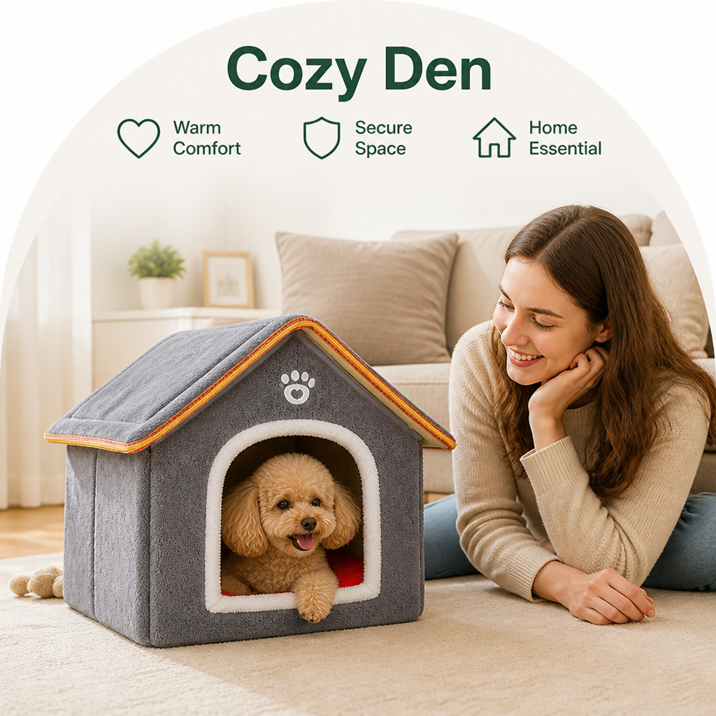 Ortekor Dirt-Resistant & Washable Indoor/Outdoor Pet House