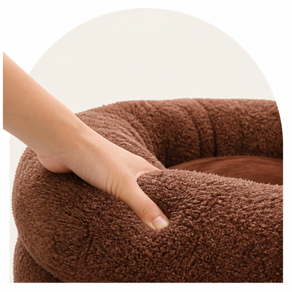 Ortekor Donut Plush & Washable Dog Sofa Bed
