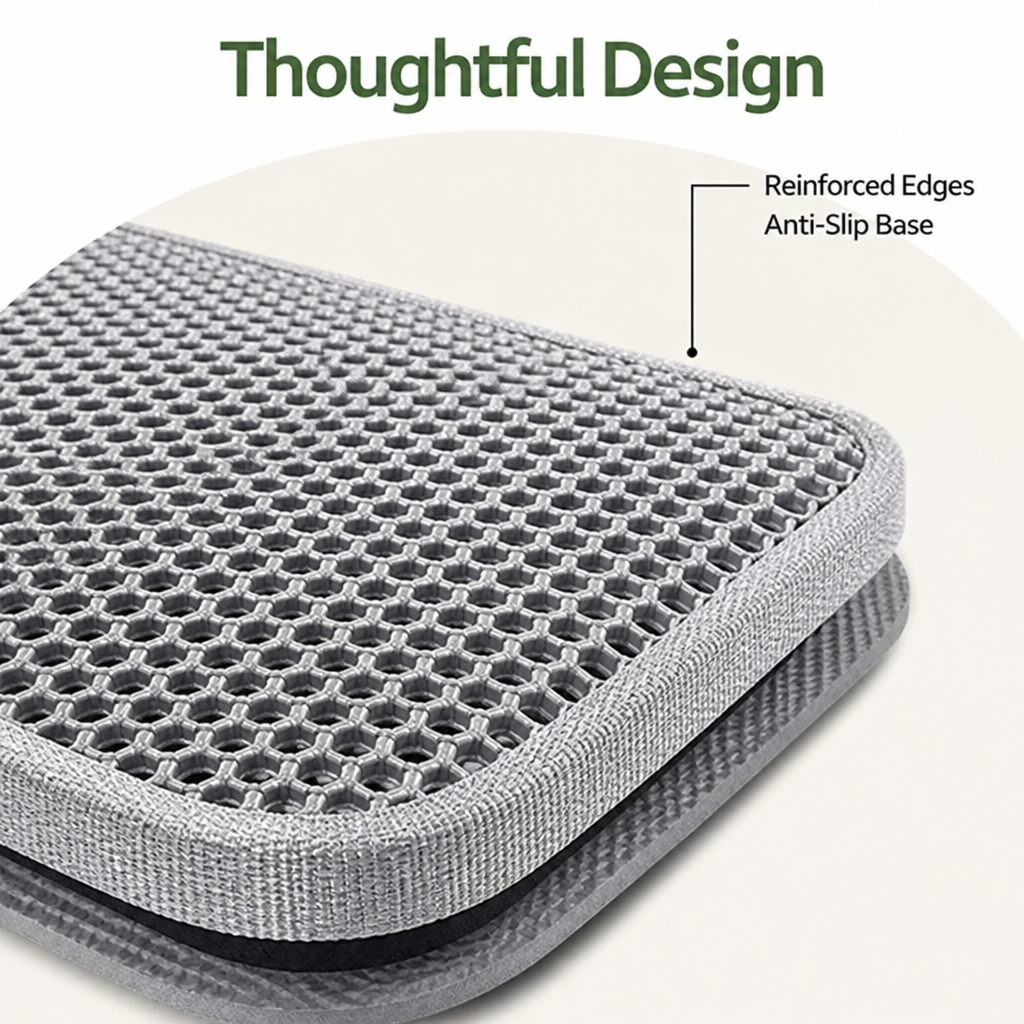 Ortekor Double-Layer Waterproof & Non-Slip Litter Mat