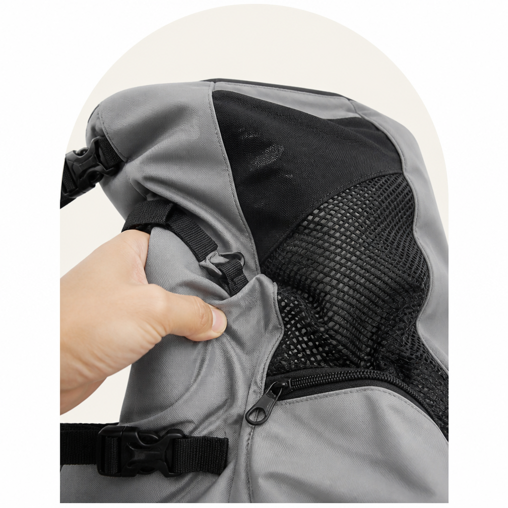Ortekor Durable Nylon & Breathable Mesh Dog Carrier Backpack