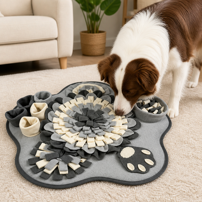 Ortekor Durable Polyester Interactive Slow-Feed Dog Snuffle Mat