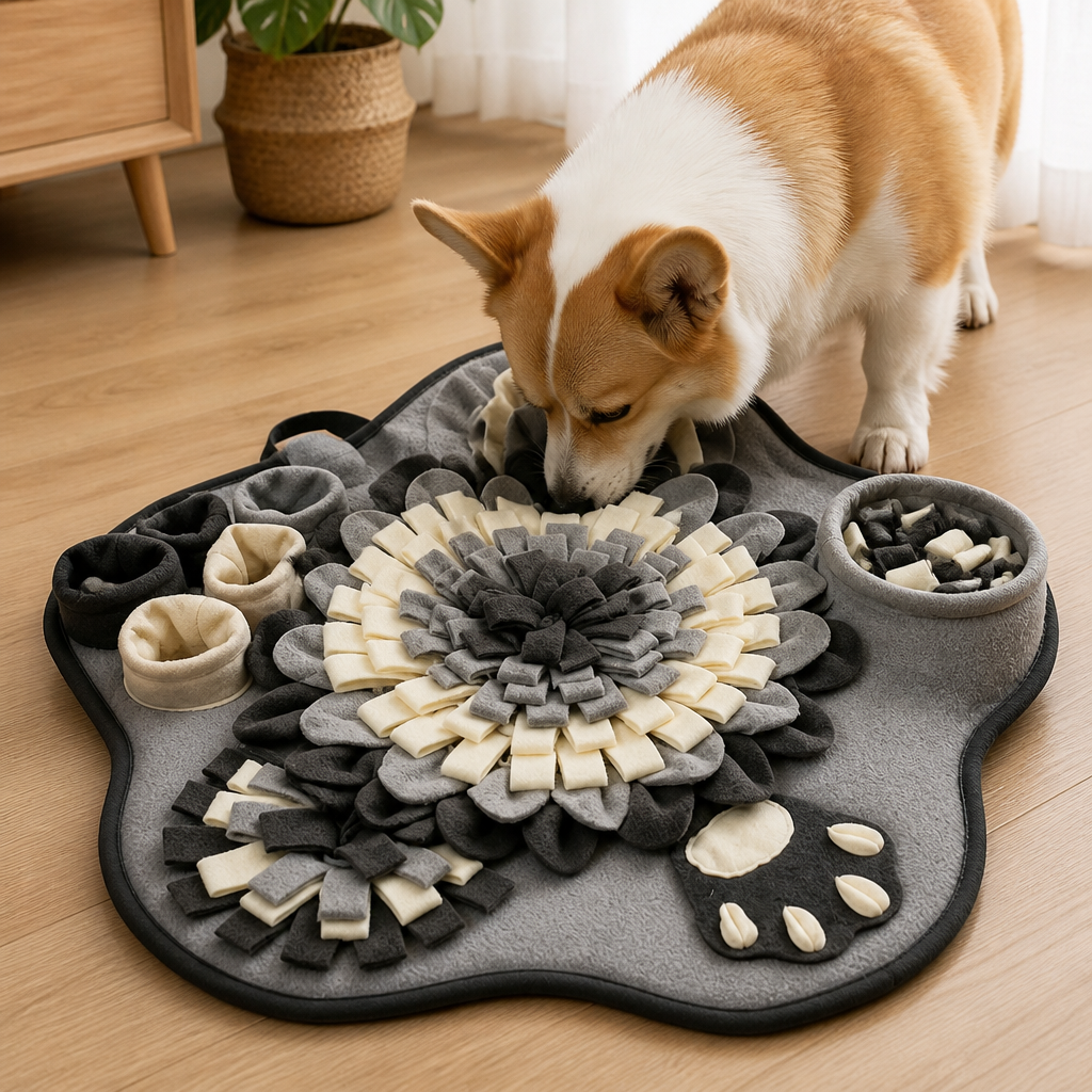Ortekor Durable Polyester Interactive Slow-Feed Dog Snuffle Mat