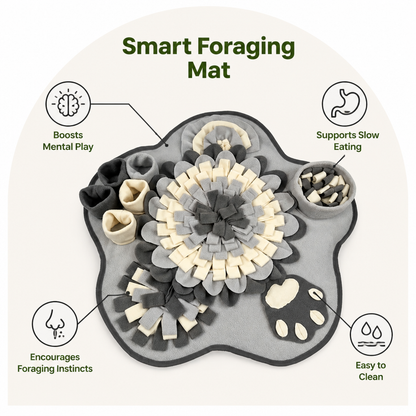 Ortekor Durable Polyester Slow-Feeder Snuffle Mat