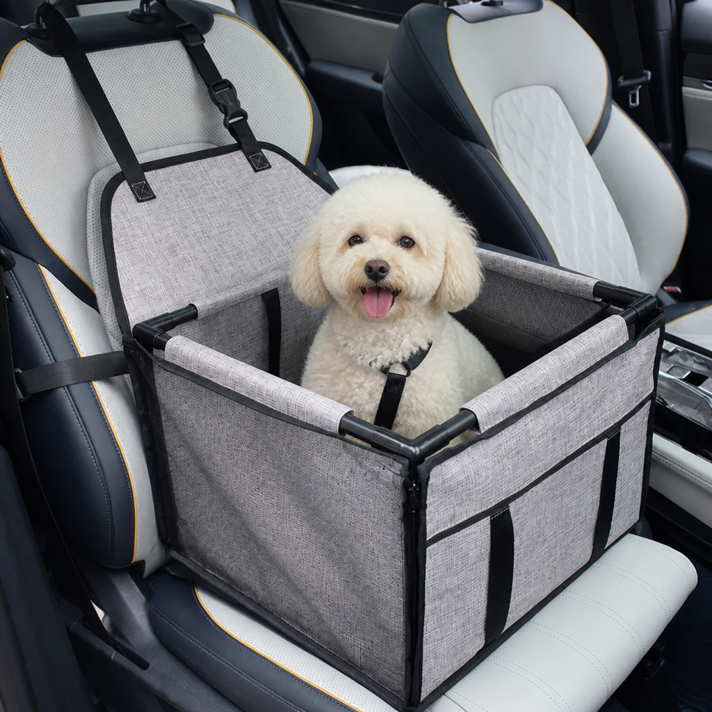 Funda de asiento de coche para perros Ortekor, duradera e impermeable, de Oxford 900D (perros pequeños/medianos)