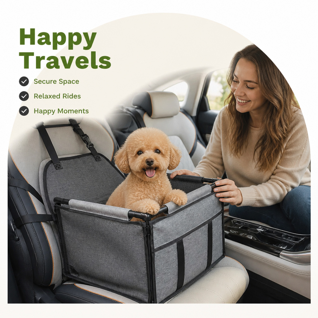Funda de asiento de coche para perros Ortekor, duradera e impermeable, de Oxford 900D (perros pequeños/medianos)