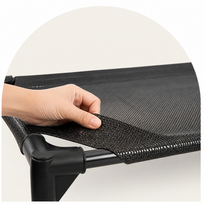 Ortekor Elevated Breathable Mesh Dog Bed (Guardrail)