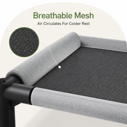 Ortekor Elevated Breathable Mesh Pet Bed (Removable Cover)