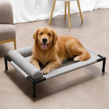 Ortekor Elevated Breathable Mesh Pet Bed (Removable Cover)