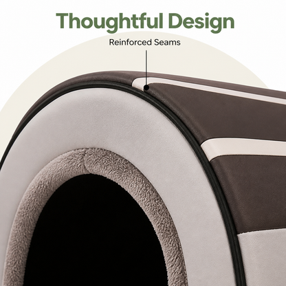 Ortekor Enclosed Foldable Cave Dog Bed (Removable Nest)