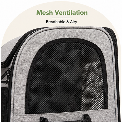 Ortekor Expandable & Foldable Breathable Pet Backpack