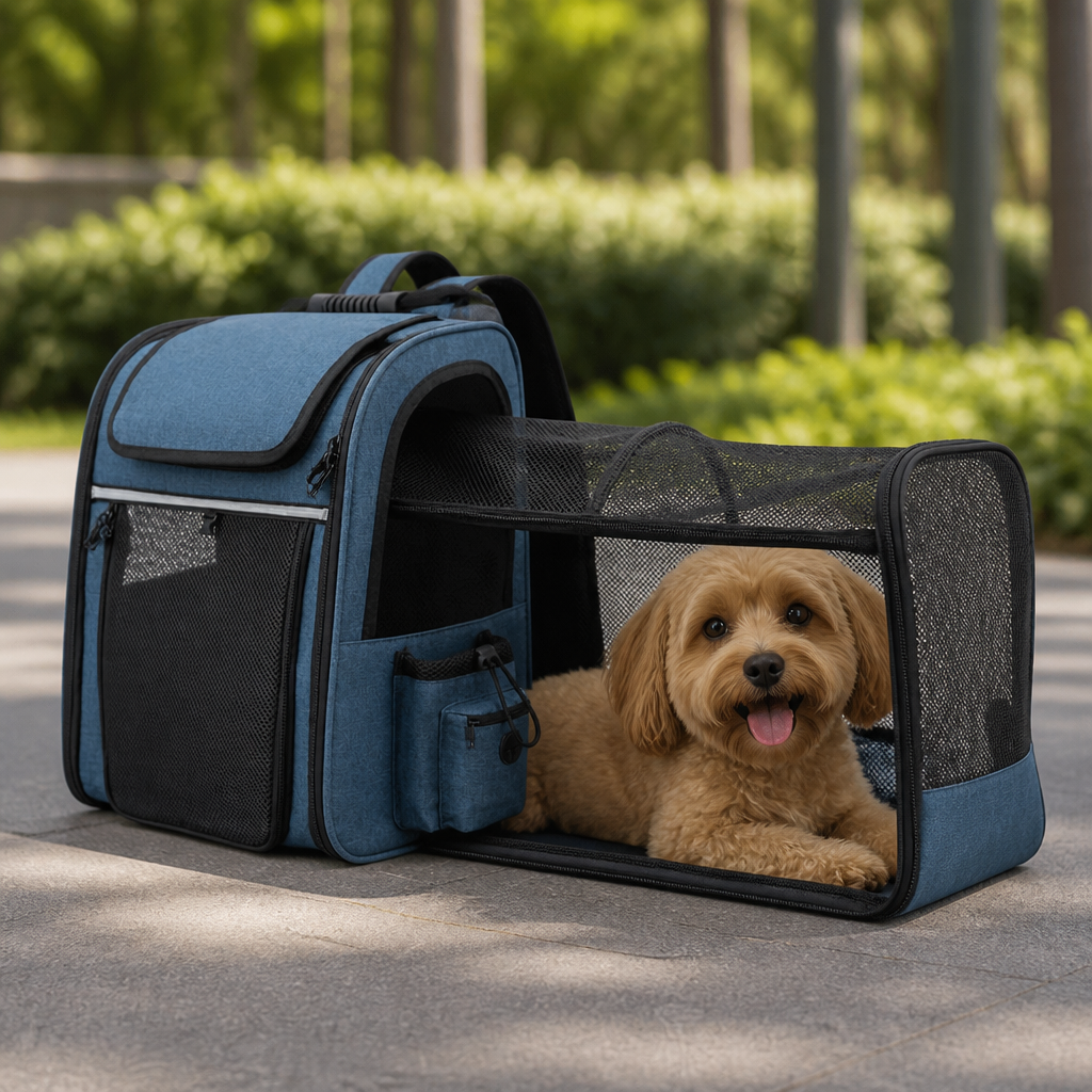 Ortekor Expandable & Foldable Breathable Pet Backpack