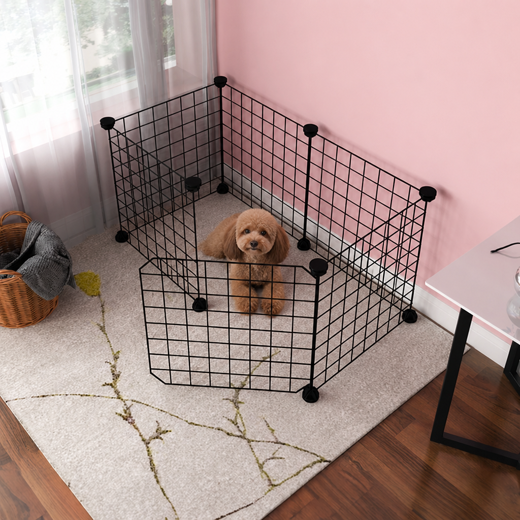Ortekor Expandable & Modular Wire Mesh Dog Playpen