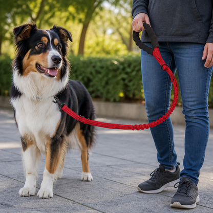 Ortekor Explosion-Proof Double-Sided Reflective Adjustable Dog Leash (Medium & Large)